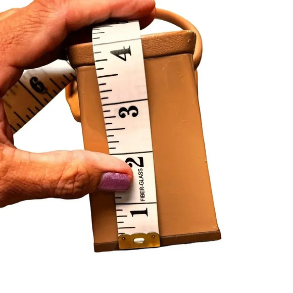 New! ABound Austyn Strappy Sandal Tan Beige Chunky Slip-On Heels Women's 8 - Picture 7 of 11